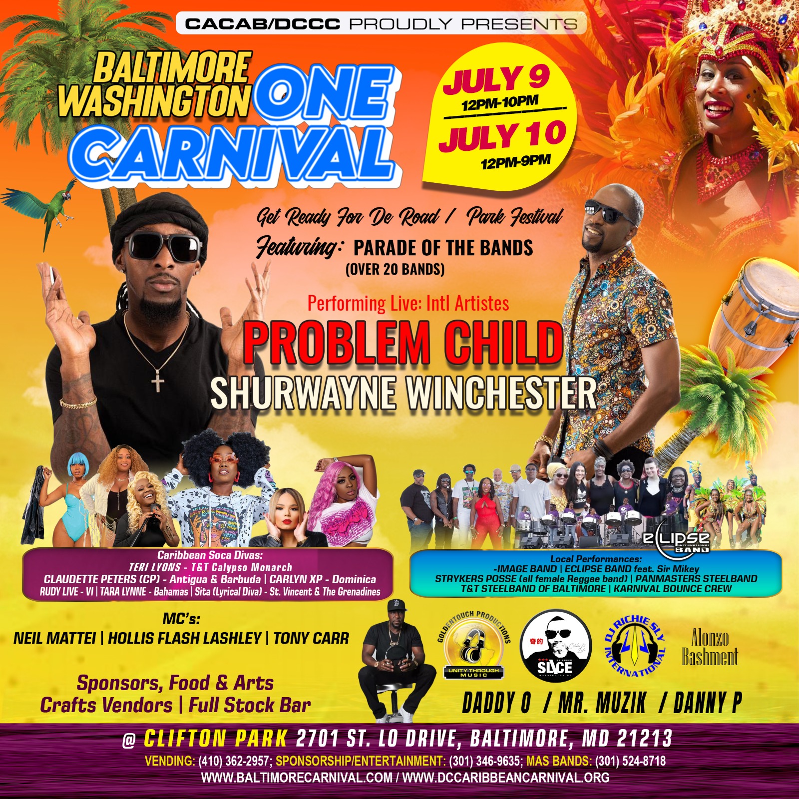 2022 Baltimore Carnival All Artists